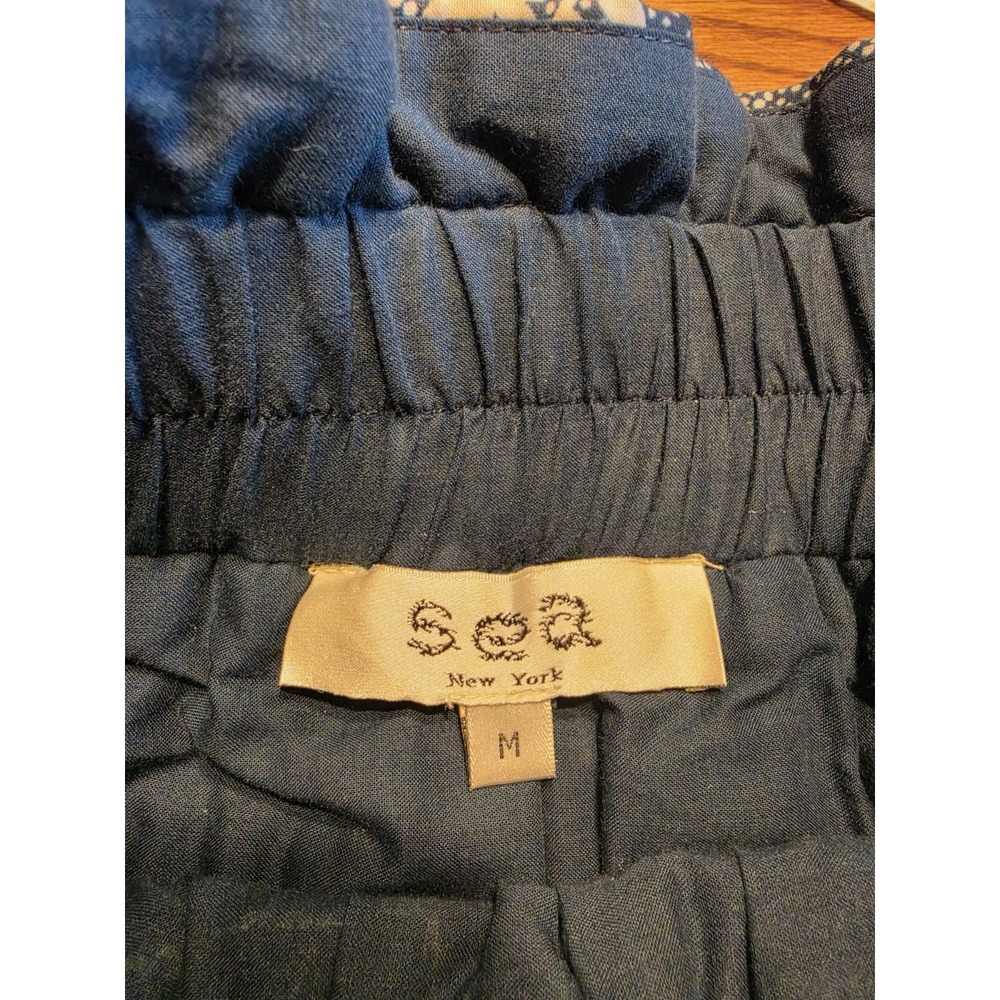 Sea New York Talia Quilted Midi Skirt Womens Medium A-Line 100% Cotton Patchwork - Picture 3 of 13